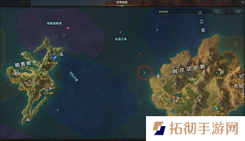 命运方舟私语小岛妮娜芙在哪？妮娜芙详细位置介绍