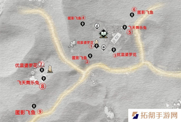 燕云十六声河西蹊跷全收集位置图图二