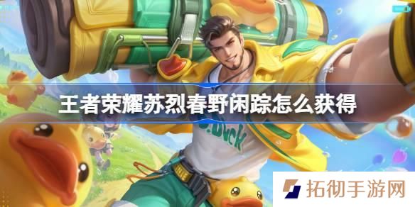 王者荣耀苏烈春野闲踪怎么获得-苏烈春野闲踪皮肤获取攻略